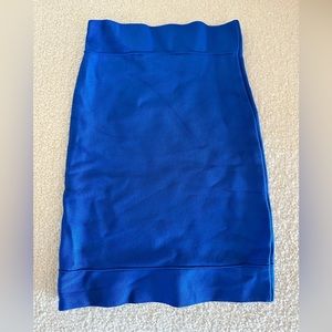 BCBGMAXAZRIA Blue Bodycon Skirt XS